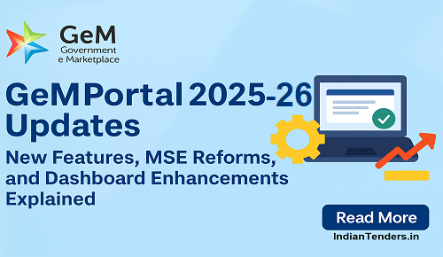 GeM Portal Updates and MSE Reforms Explained - New Features and Dashboard Enhancements